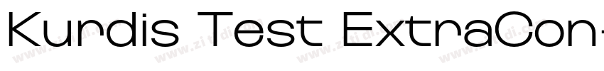 Kurdis Test ExtraCon字体转换